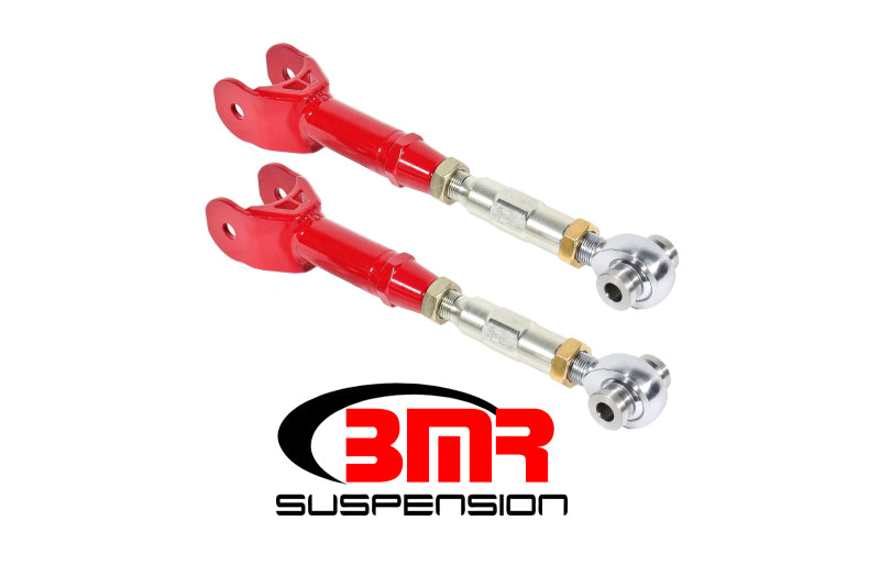 BMR 16-17 6th Gen Camaro Upper Trailing Arms w/ On-Car Adj. Rod Ends - Red UTCA060R