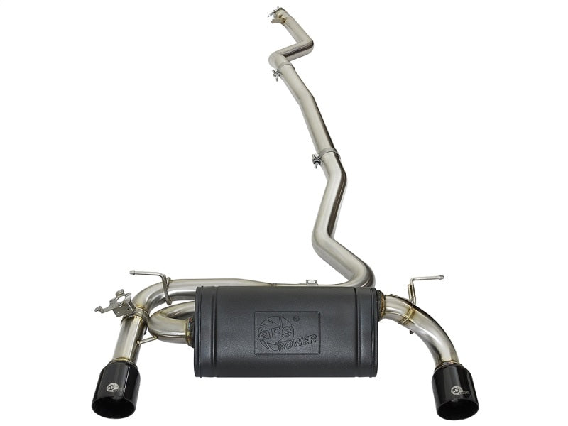 aFe MACHForce XP Exhausts Cat-Back SS 16-17 BMW 340i/iX 440i/iX (F3X) L6-3.0L (B58) w/Black Tips 49-36334-B