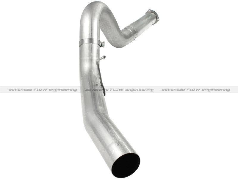 aFe Atlas 5in DPF-Back Aluminized Steel Exh Sys, Ford Diesel Trucks 11-14 v8-6.7L (td) No tip 49-03055