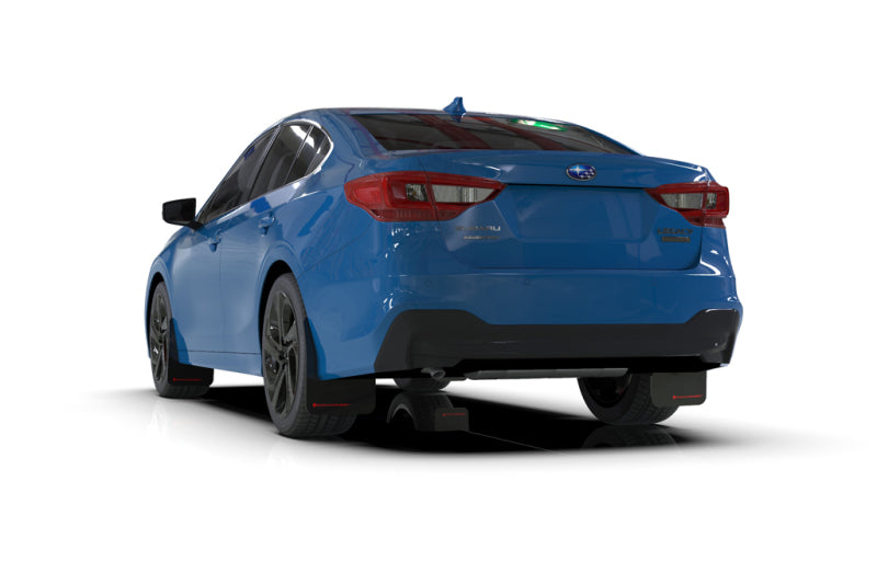 Rally Armor 20+ Subaru Legacy UR Black Mud Flap w/ White Logo MF64-UR-BLK/WH