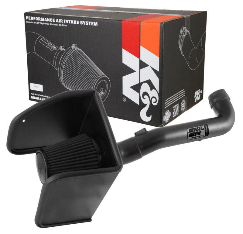K&N 17-18 Chevrolet Colorado 3.6L V6 Black Performance Intake Kit 71-3104