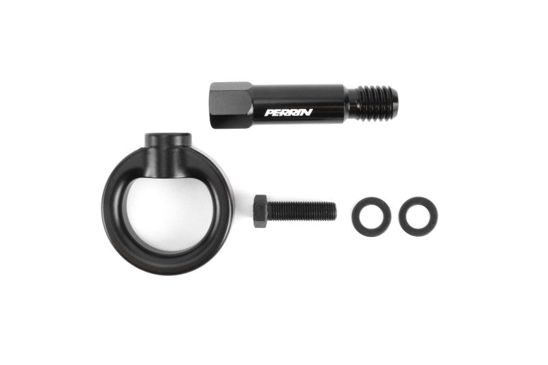 Perrin 2020 Toyota Supra Tow Hook Kit (Rear) - Black PTP-BDY-250BK