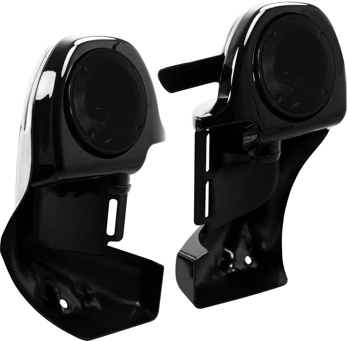 SADDLE TRAMP Lower Fairings W/Spkr Pods Flh/Flt 83-13 6.5 In. BC-HDLFSP-1