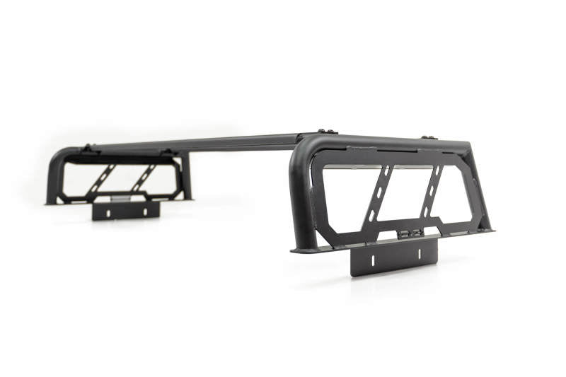 DV8 Offroad 07-23 Toyota Tundra / 09-23 Ford F150 Raptor MTO Series Bed Rack - 2pc Adj. RRUN-03