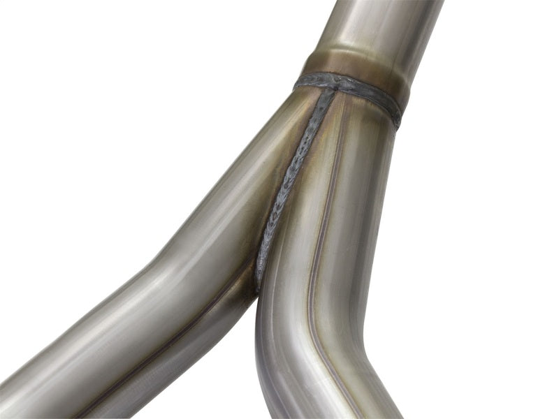 aFe Rebel Series CB Escape SS de doble salida central de 2.5 pulgadas con puntas negras 07-15 Jeep Wrangler 3.6L/3.8L V6