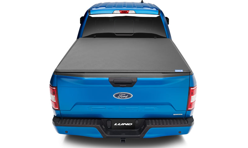 Lund 04-14 Ford F-150 (6.5ft. Bed) Genesis Elite Tri-Fold Tonneau Cover - Black 95873