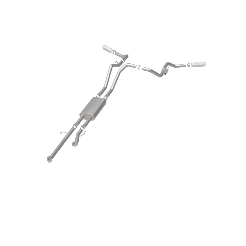MagnaFlow Cat-Back 10-15 Toyota Tundra SC LB / CC SB 4.6L/5.7L V8 SS 2.5 Dual Split Rear 4in Tip 19232