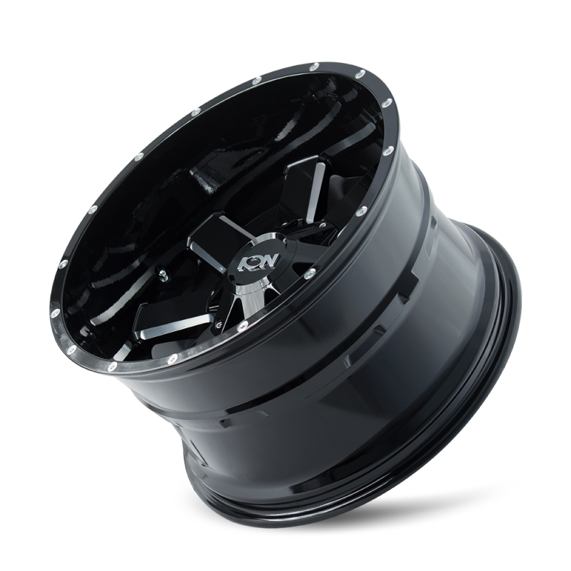 ION Type 141 17x9 / 6x135 BP / 18mm Offset / 106mm Hub Gloss Black Milled Wheel 141-7937M18