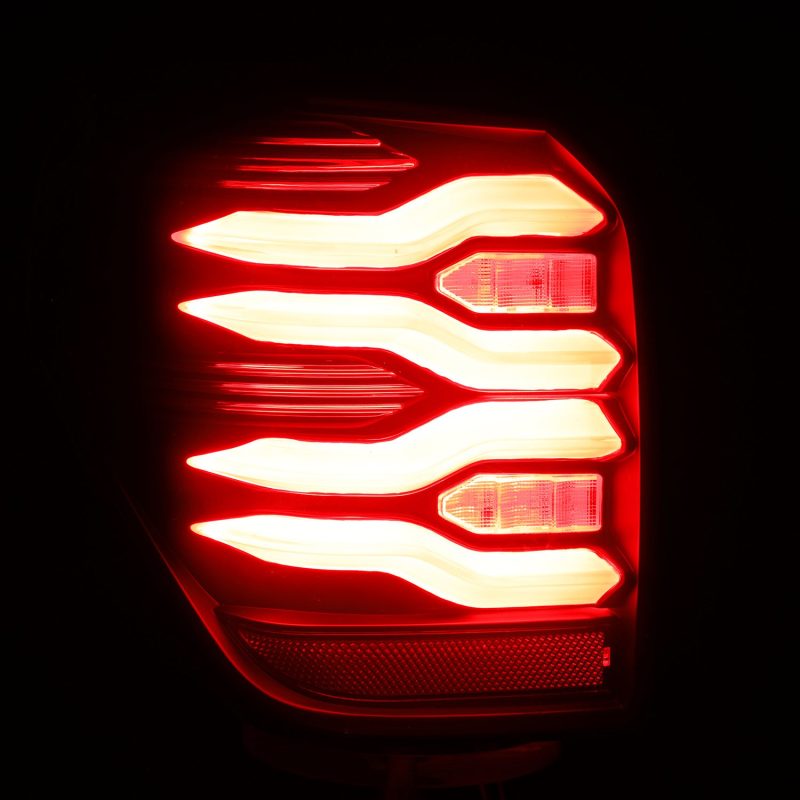 AlphaRex 10-21 Toyota 4Runner LUXX LED Taillights Blk/Red w/Activ Light/Seq Signal 690050