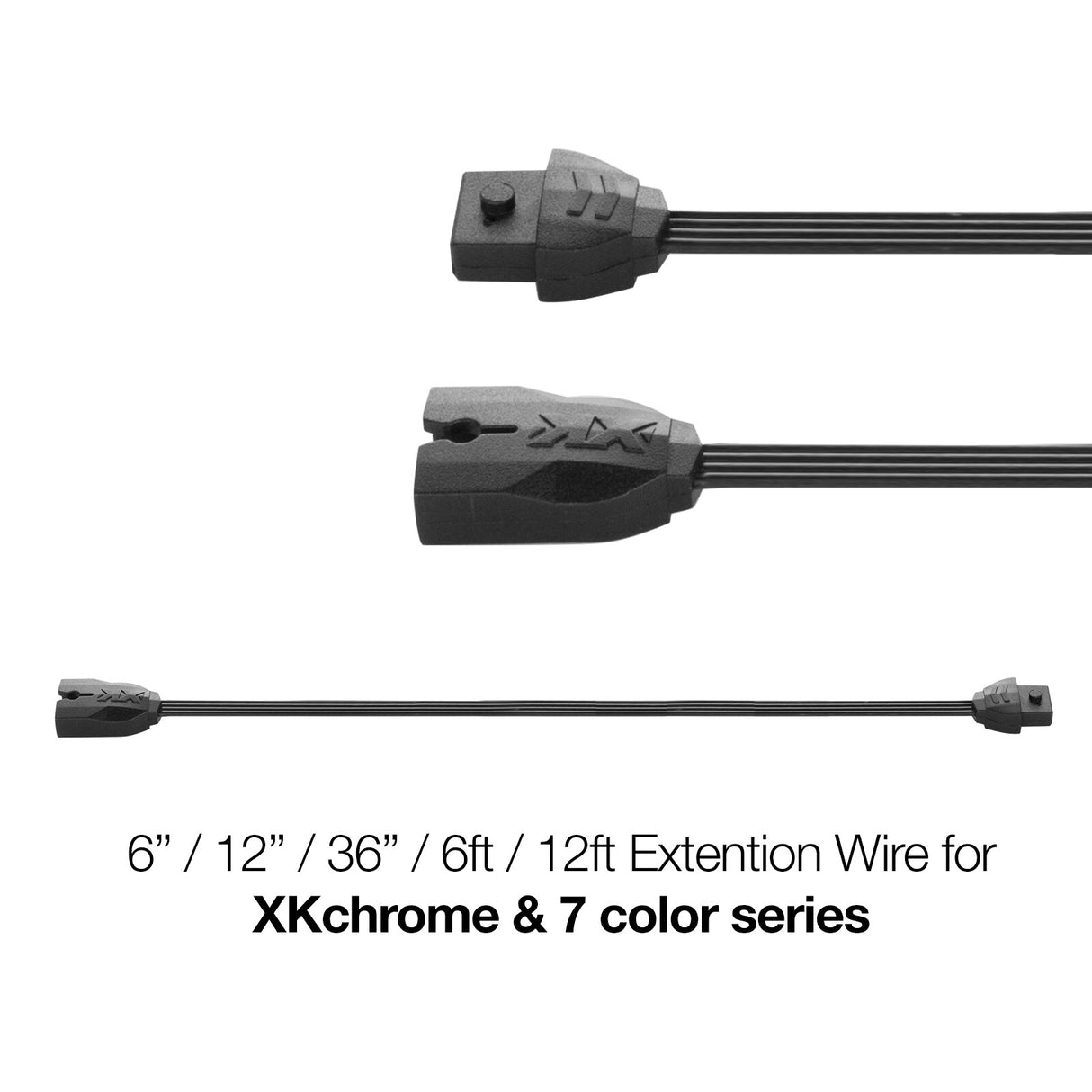 XK GLOW 12ft 4 Pin Extension Wire XK-4P-WIRE-12FT