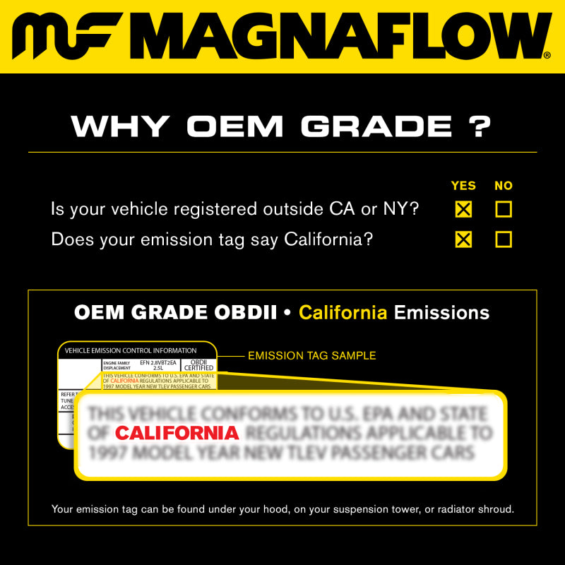 MagnaFlow 14-16 Mazda 3/6/CX-5 L4 2.5L OEM Grade Manifold Catalytic Converter Direct Fit 22-123