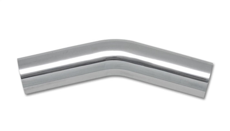Vibrant 3.5in O.D. Universal Aluminum Tubing (30 degree Bend) - Polished 2812