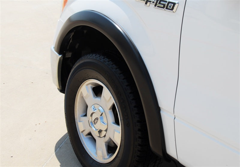 Lund 09-14 Ford F-150 (Excl Raptor) SX-Sport Style Smooth Elite Series Fender Flares - Black (4 Pc.) SX312S