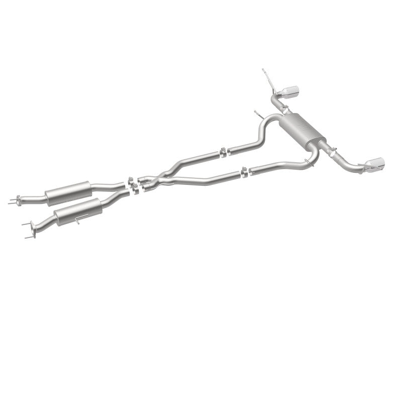 MagnaFlow Cat-Back SS 2.5in Dual Split Rear 4in Black Tip 11-16 Jeep Grand Cherokee 5.7L V8/3.6L V6 19216