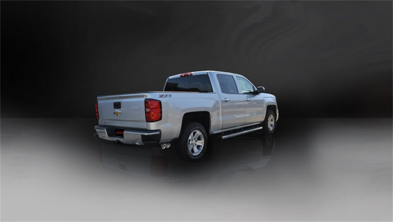Corsa 14 GMC Sierra/Chevy Silv 1500 Crew Cab/Short Bed 5.3L V8 Polished Sport Single Side CB Exhaust 14873