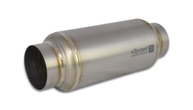 Vibrant Titanium Resonator 2.5in. Inlet / 2.5in. Outlet x 12in. Long 17525