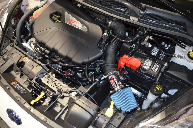 Injen 16-19 Ford Fiesta ST 1.6L Turbo 4Cyl Wrinkle Red Short Ram Intake w/MR Tech (Special order) SP9018WR