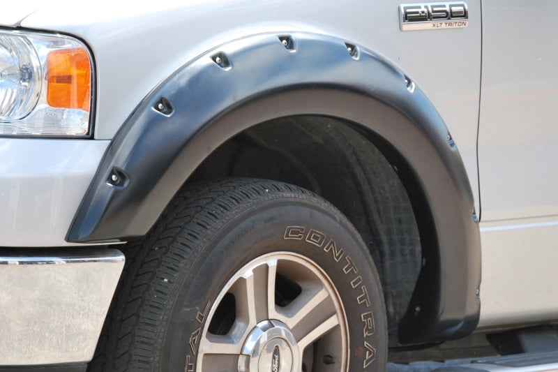 Lund 04-08 Ford F-150 RX-Rivet Style Textured Elite Series Fender Flares - Black (4 Pc.) RX310T