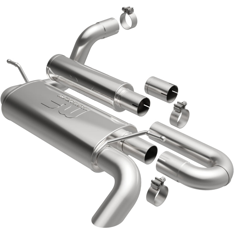 MagnaFlow 18-23 Jeep Wrangler JL 2.0L/3.6L Overland Series Axle-Back Exhaust 19620