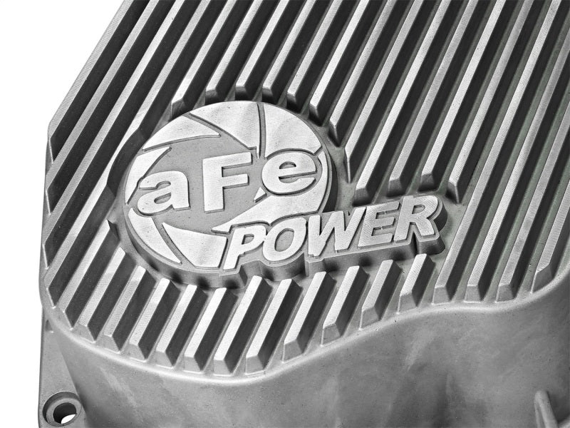 afe Rear Differential Cover (Raw; Street Series); Dodge Diesel Trucks 94-02 L6-5.9L (td) 46-70030
