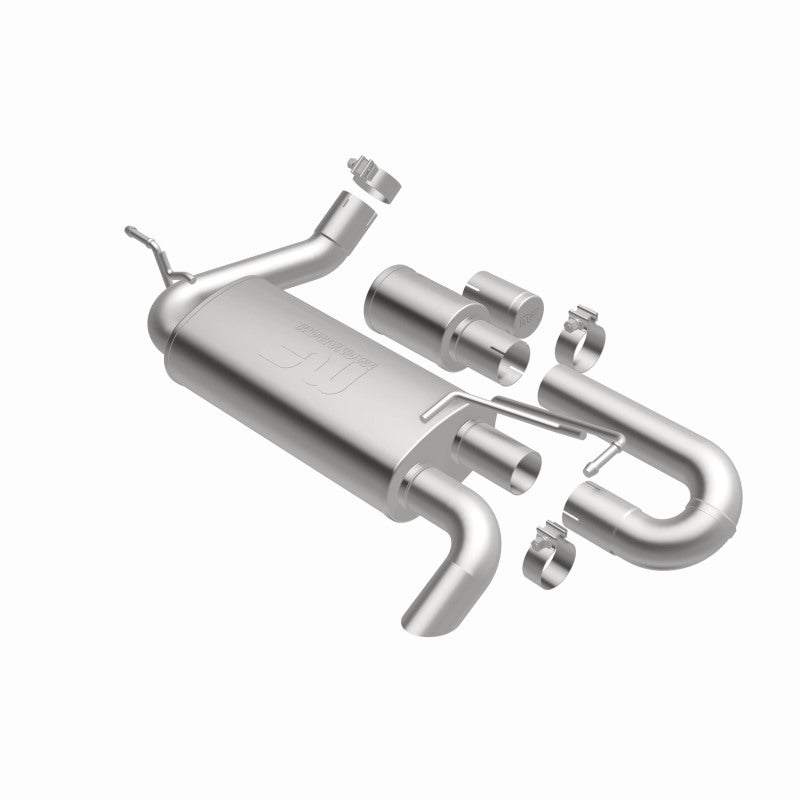 MagnaFlow 07-18 Jeep Wrangler JK Overland Series Axle-Back Exhaust System 19668