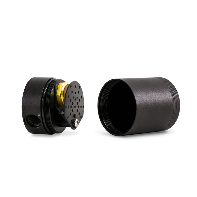 Mishimoto 2021+ Ford Bronco 2.3L Baffled Oil Catch Can - PCV Side - Black MMBCC-BR23-21P