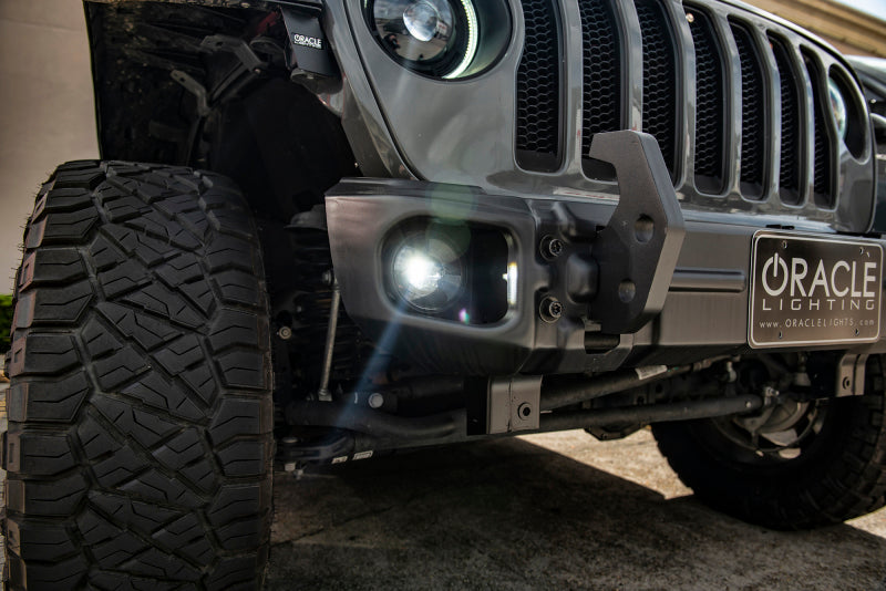 Oracle Jeep Wrangler JK/JL/JT High Performance W LED Fog Lights - ColorSHIFT - Dynamic 5846-332