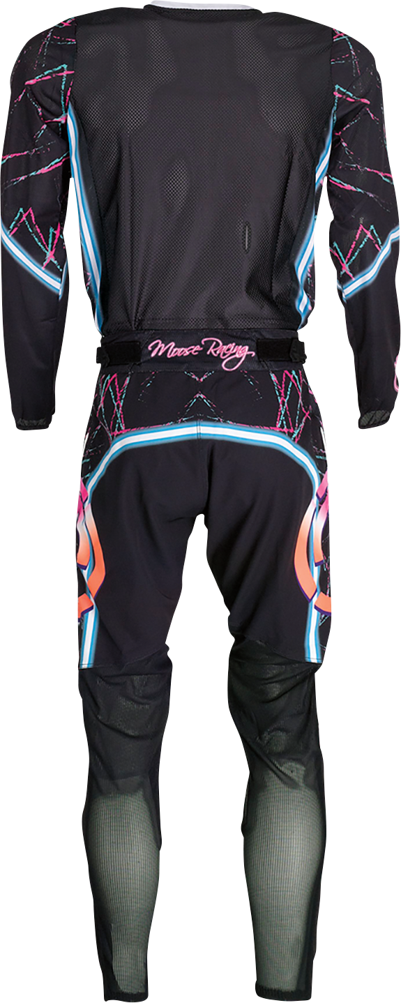 Camiseta MOOSE RACING Sahara - Rosa/Negro - Grande 2910-7452