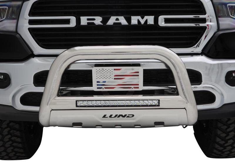 Lund 10-17 Dodge Ram 2500 Bull Bar w/Light & Wiring - Polished 47021205