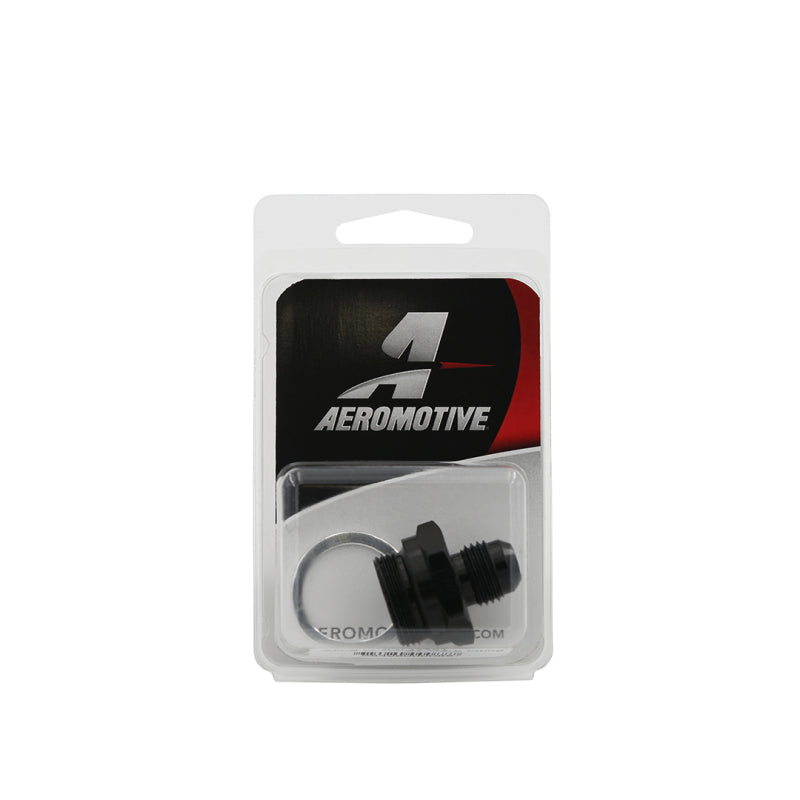 Aeromotive AN-06 Holley Carb 7/8in x 20 Thread Dual Feed Bowl Adapter Fitting 15201