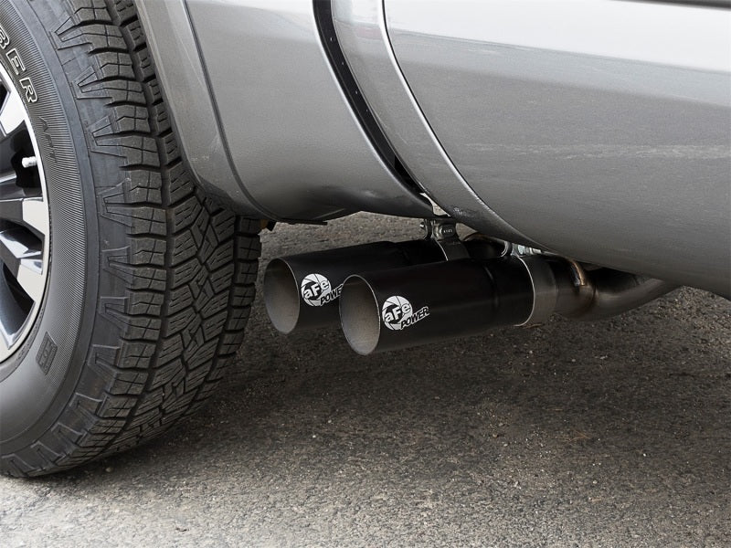 aFe POWER Rebel Series 2-1/2in 409 SS Cat Back Exhaust w/ Black Tips 16-17 Nissan Titan V8 5.6L 49-46126-B