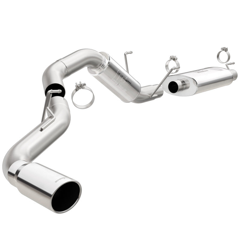 MagnaFlow Cat-Back, SS, 4in, Single Pass Side Rear Exit 5in Tip 14-15 Ram 2500 6.4L V8 CC LB/MC SB 19200