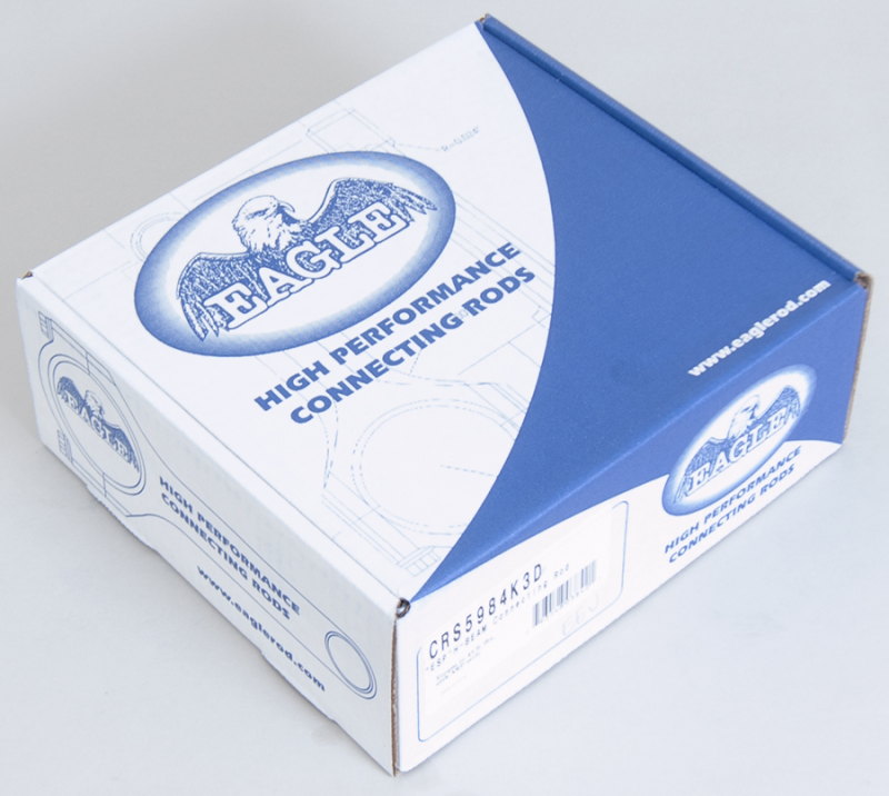 Eagle Honda/Acura K24 Engine 5.984in Length .864in Pin Connecting Rods (Set of 4) CRS5984K3D