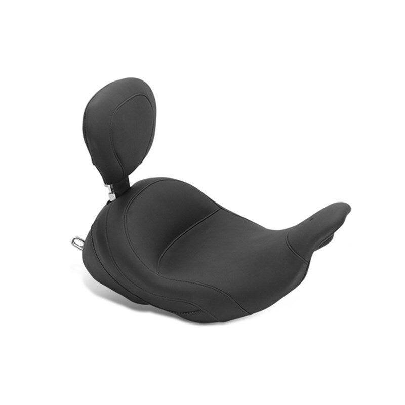 Mustang 08-21 Honda Electra Glide Std,Rd Glide,Rd King,Str Glide Lowdow Touring Solo Seat - Black 79910