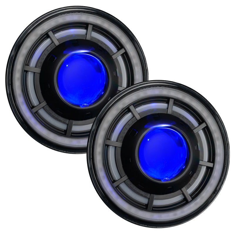 ORACLE Lighting 07-18 Jeep Wrangler JK Oculus 7in. ColorSHIFT Bi-LED Projector Headlights 5876-504