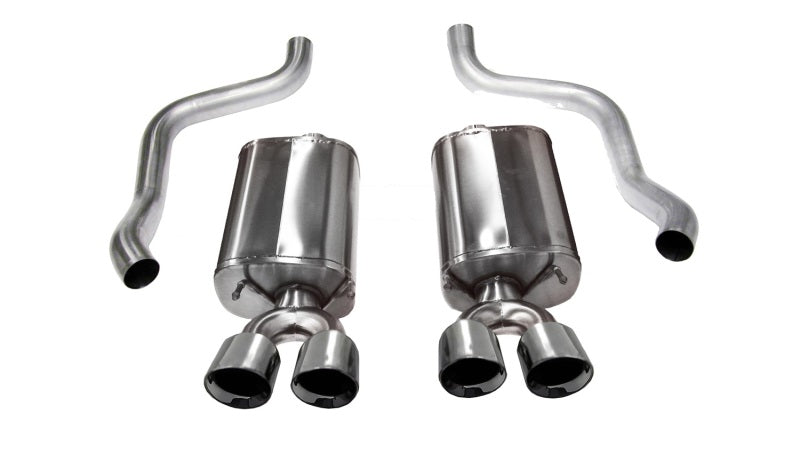 Corsa 09-13 Chevrolet Corvette C6 6.2L V8 Polished Sport Axle-Back Exhaust 14108