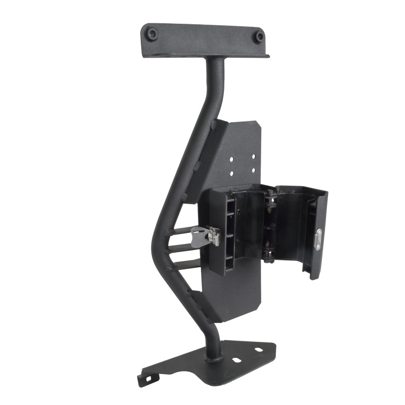 Go Rhino 18-24 Jeep Wrangler JL/JLU/JT Front Fender Jack Mount for Xventure Gear EG Jack - Tex. Blk 701005T