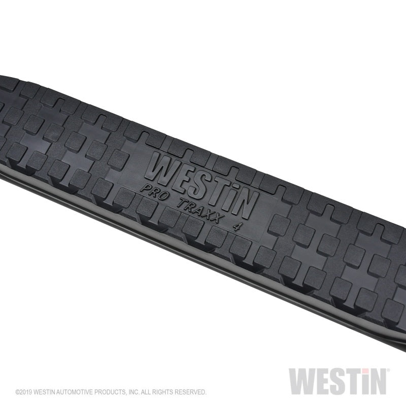 Westin 19-20 Chevrolet Silverado / GMC Sierra 1500 Reg Cab PRO TRAXX 4 Oval Nerf Step Bars - Black 21-24115