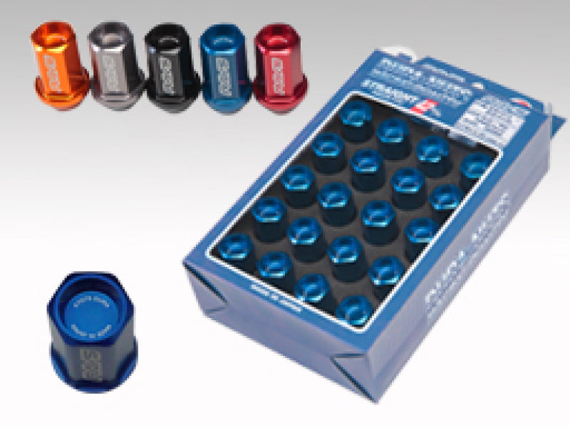 Rays Dura-Nut L42 Straight Type 12X1.50 Lug Nut Set 16 Lug 4 Lock Set - Gun Metallic WDURA4212150G