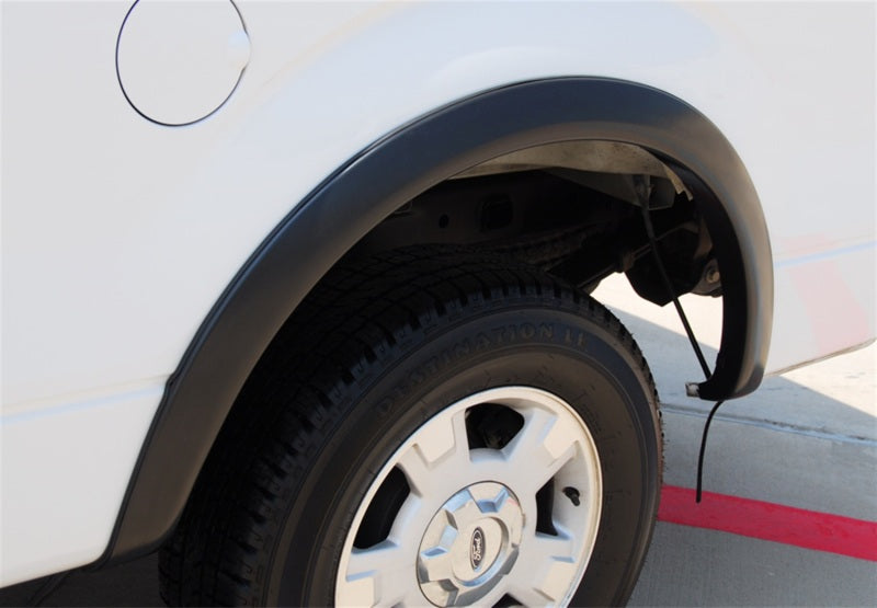Lund 09-14 Ford F-150 (Excl Raptor) SX-Sport Style Smooth Elite Series Fender Flares - Black (4 Pc.) SX312S