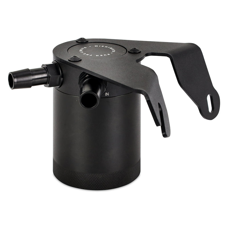 Mishimoto 2021+ Ford Bronco 2.3L Baffled Oil Catch Can - PCV Side - Black MMBCC-BR23-21P
