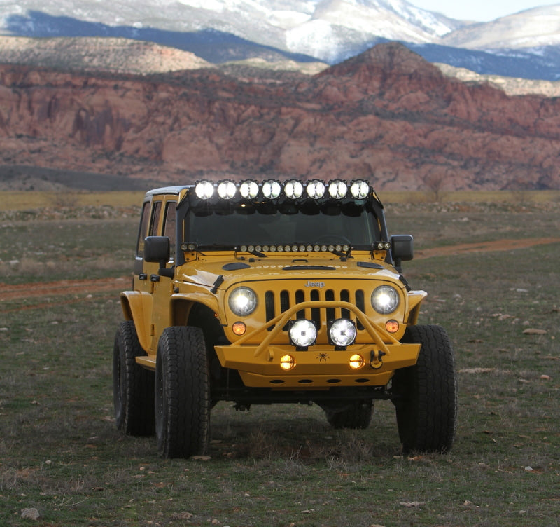 KC HiLiTES 07-18 Jeep JK (Not for Rubicon/Sahara) 7in. Gravity LED Pro DOT Headlight (Pair Pack Sys) 42341