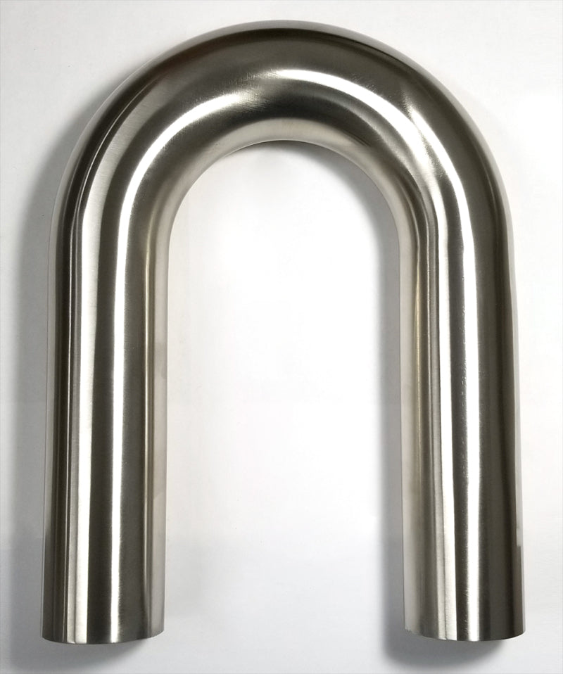 Stainless Bros 2.50in Diameter 1.5D / 3.75in CLR 180 Degree Bend 6in Leg / 6in Leg Mandrel Bend 601-06396-1150