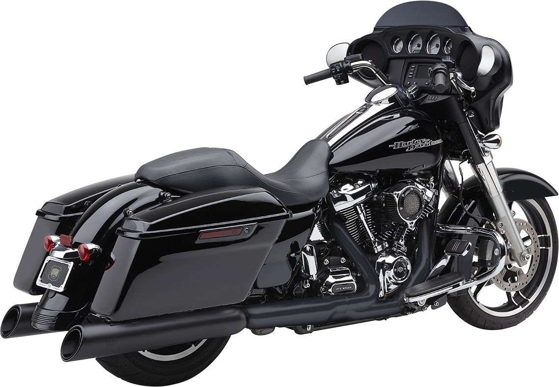COBRA 4-1/2" NH Series Mufflers - Black Glide 2017-2022 6289RB