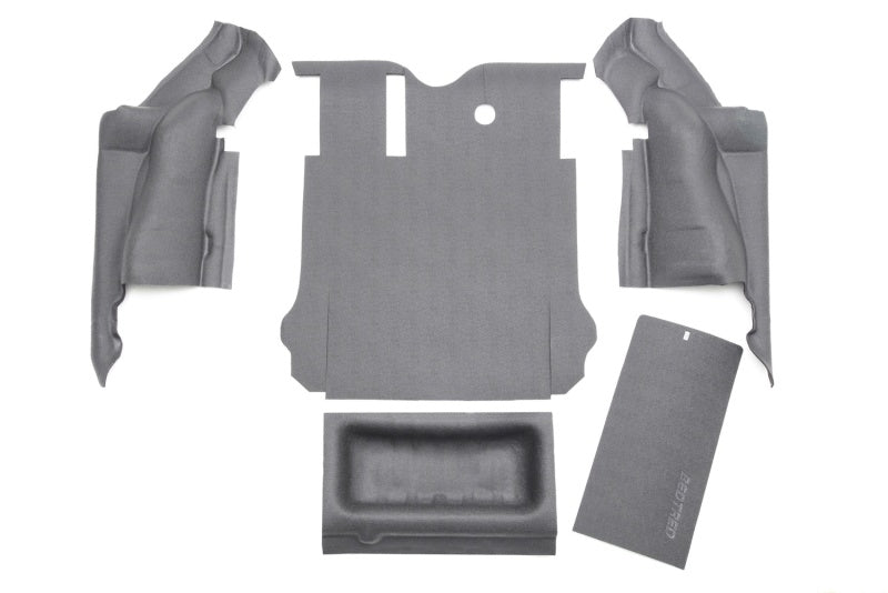 BedRug 11-16 Jeep JK Unlimited 4Dr Rear 5pc BedTred Cargo Kit (Incl Tailgate & Tub Liner) BTJK11R4
