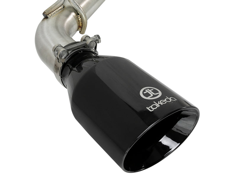 aFe Takeda Sistema de escape Cat-Back de 2.5 pulgadas 304 SS con puntas negras 16-18 Infiniti Q50 V6-3.0L (tt)