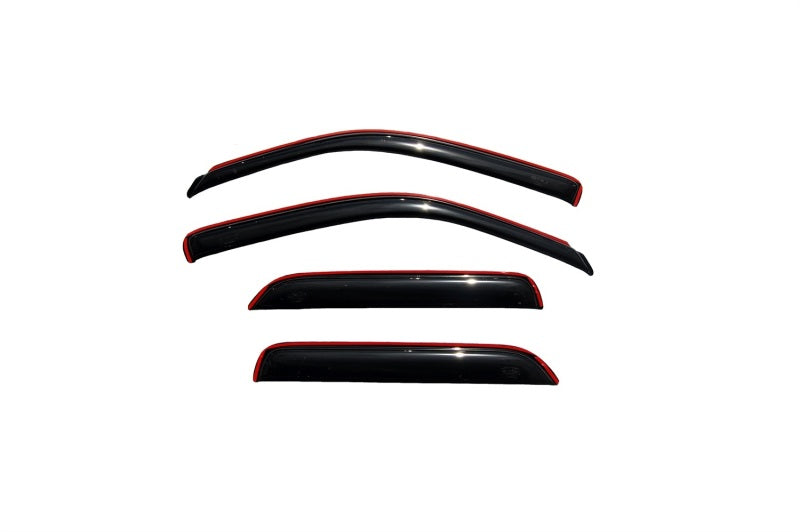 AVS 01-07 Ford Escape Ventvisor In-Channel Front & Rear Window Deflectors 4pc - Smoke 194059