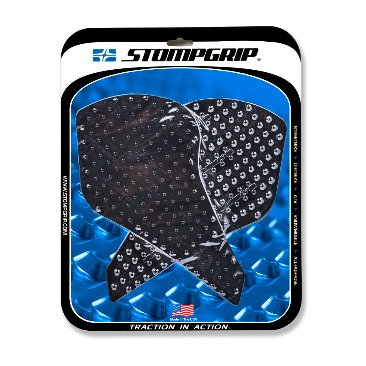 STOMPGRIP Tank Pad Kit Volcano Black 55-10-0159B