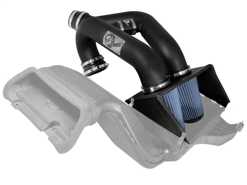 aFe MagnumFORCE Pro 5R Stage-2 XP Intake System 16 Ford F-150 EcoBoost V6-2.7L/3.5L (tt) (Blk) 54-12642-1B