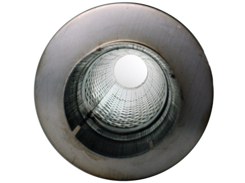 aFe MACHForce XP Exhausts Mufflers SS-409 EXH Muffler 4 ID In/Out 8 Dia 49-91002